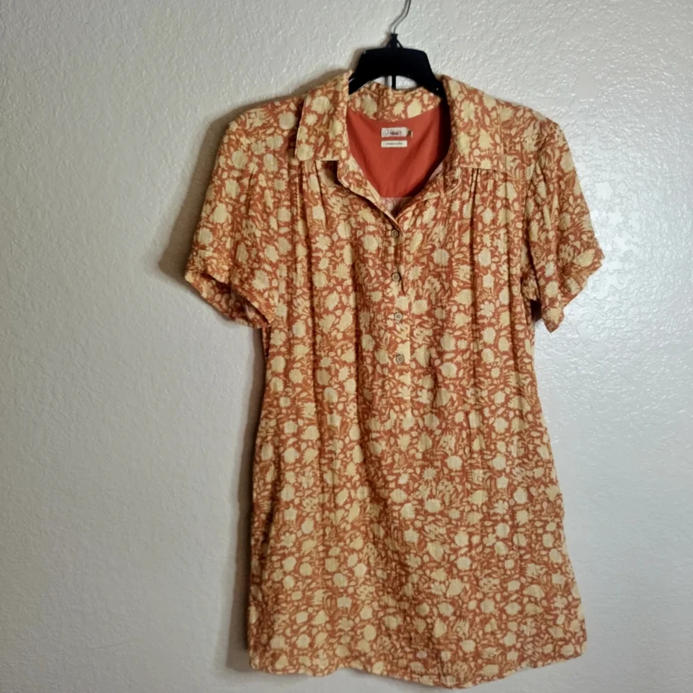 Faherty Hana Sierra India Floral Mini Dress Sz S - Picture 2 of 9